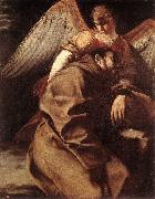 GENTILESCHI, Orazio St Francis Supported by an Angel sdgh china oil painting artist